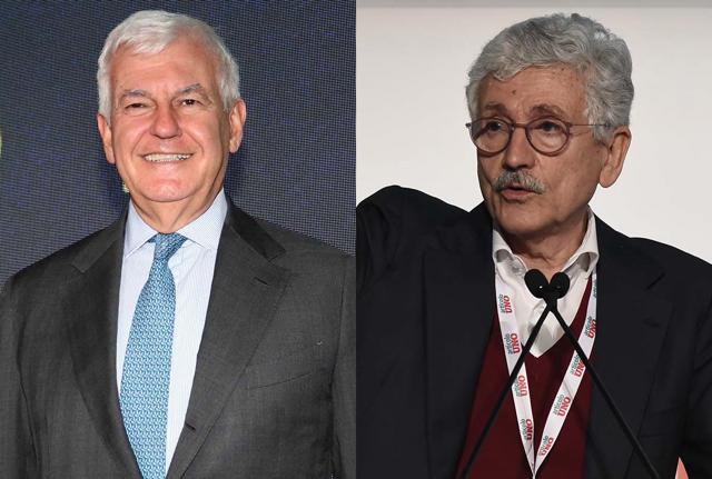 Alessandro Profumo e Massimo D'Alema