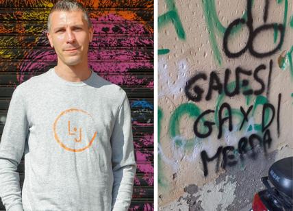 Scritta con insulti omofobi contro un assessore di Milano