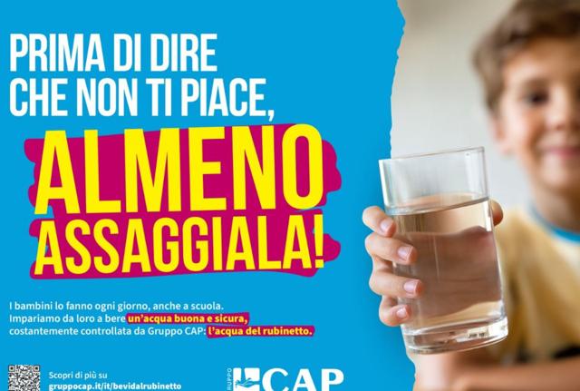 Gruppo CAP per il World Water Day La campagna pro acqua del rubinetto