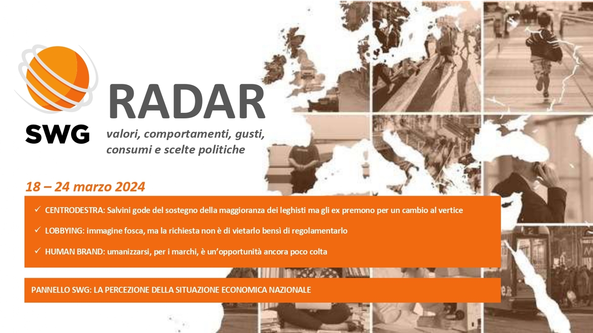 RADAR SWG, 18 - 24 marzo 2024. RADAR SWG, 18 - 24 marzo 2024.