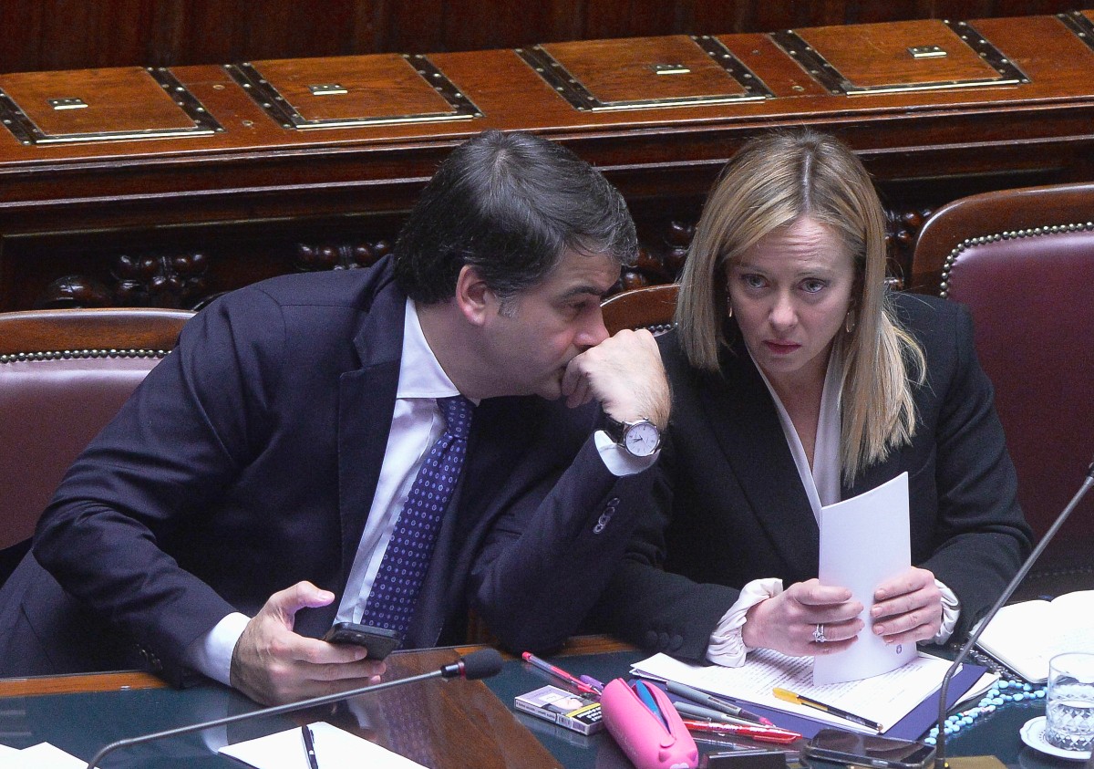 Raffaele Fitto e Giorgia Meloni Raffaele Fitto e Giorgia Meloni