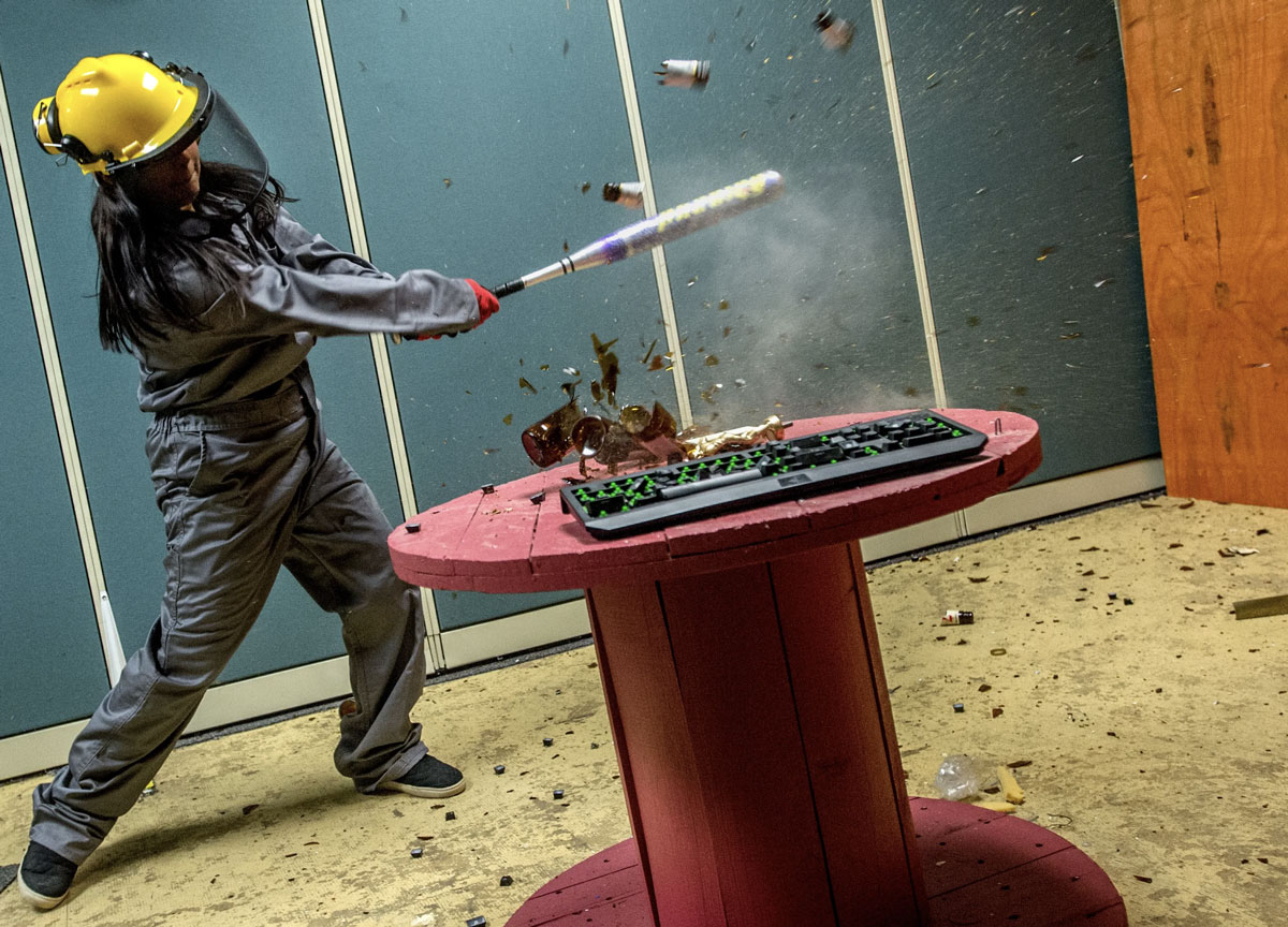 La rage room a Roma La rage room a Roma