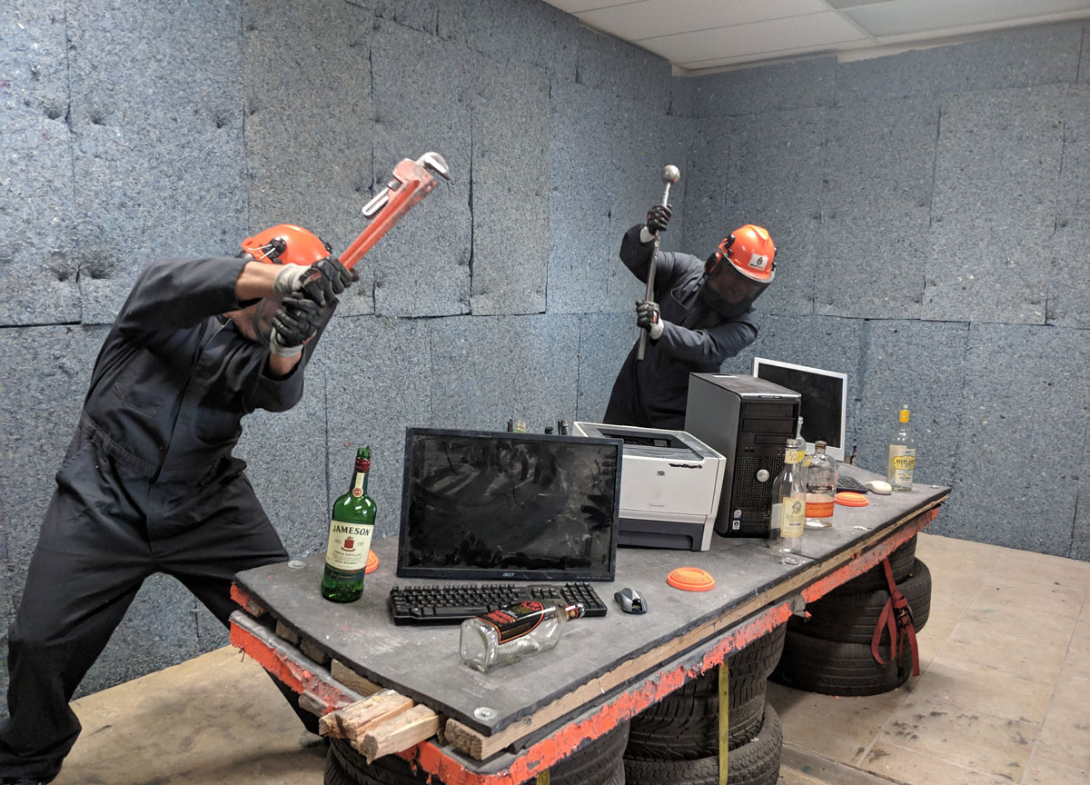 La rage room a Roma La rage room a Roma