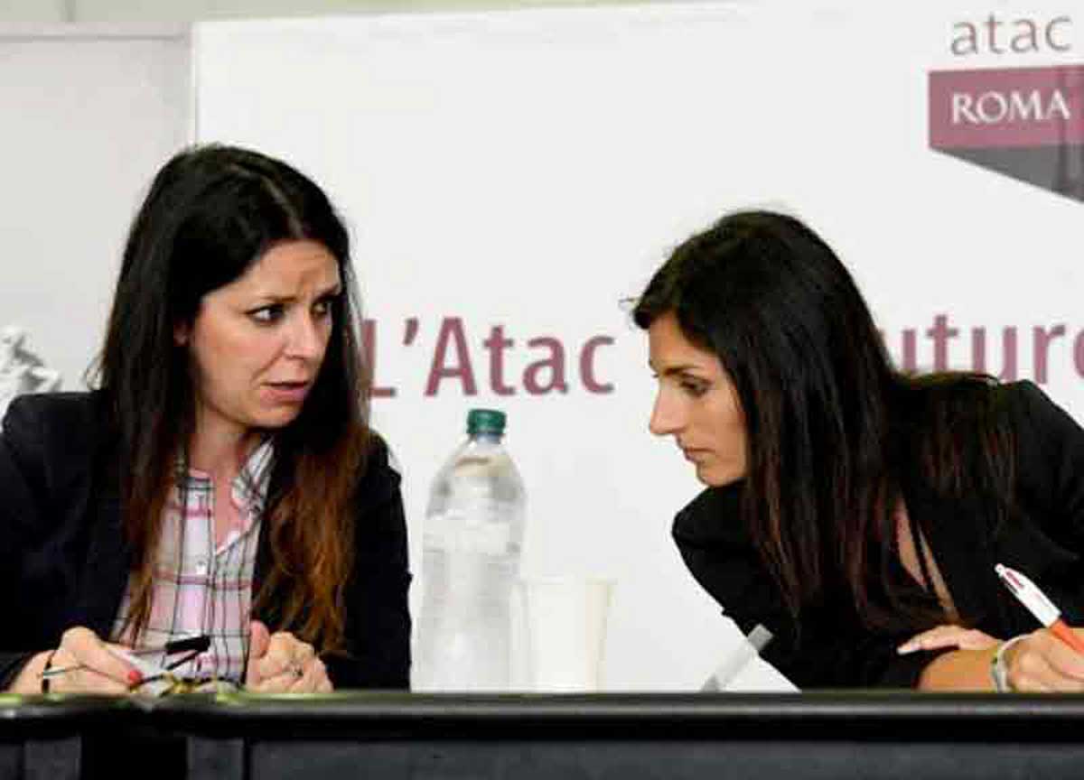 Linda Meleo e Virginia Raggi