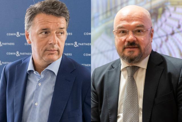 Matteo Renzi Enrico Borghi Matteo Renzi Enrico Borghi