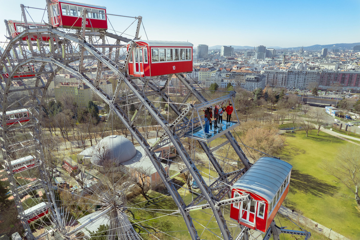 riesenrad plattform