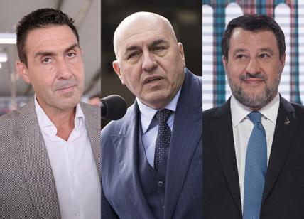 Roberto Vannacci, Guido Crosetto e Matteo Salvini