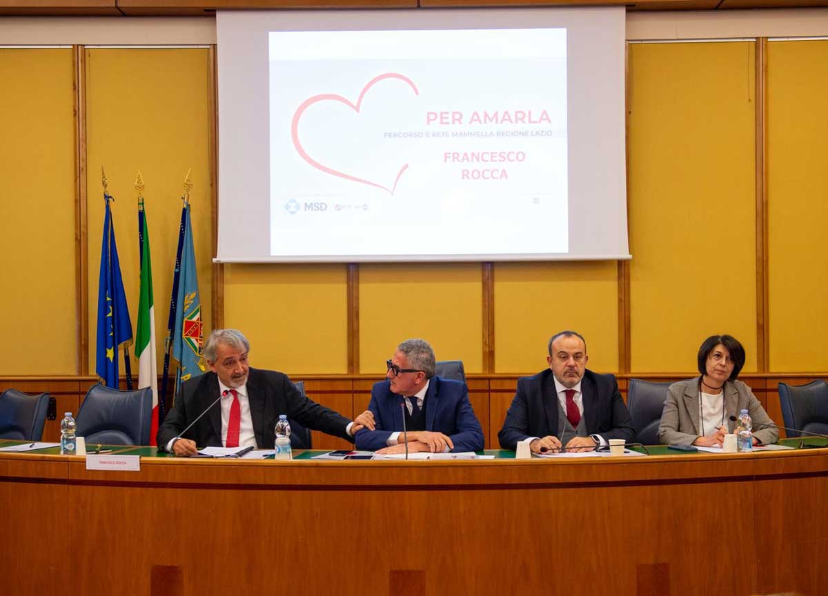 Francesco Rocca con Aurigemma e la Angelilli