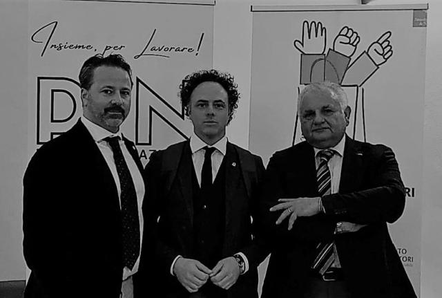 da sx: Dott. A. Sorrento; Avv. M.Sances e Dott. B. Maizzi da sx: Dott. A. Sorrento; Avv. M.Sances e Dott. B. Maizzi