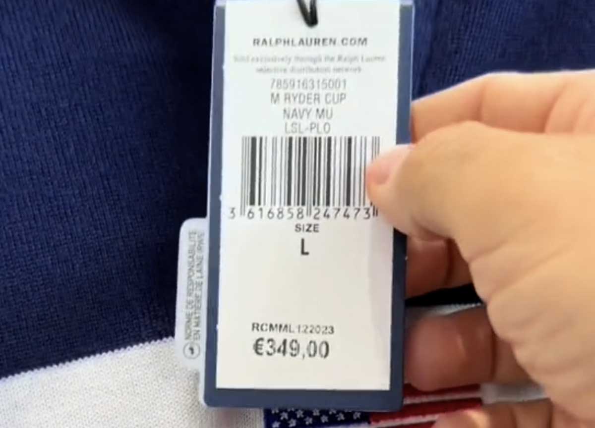 I prezzi di cappelli e maglionicini alla Ryder Cup I prezzi di cappelli e maglionicini alla Ryder Cup