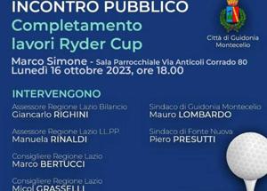 ryder cup incontro pubblico