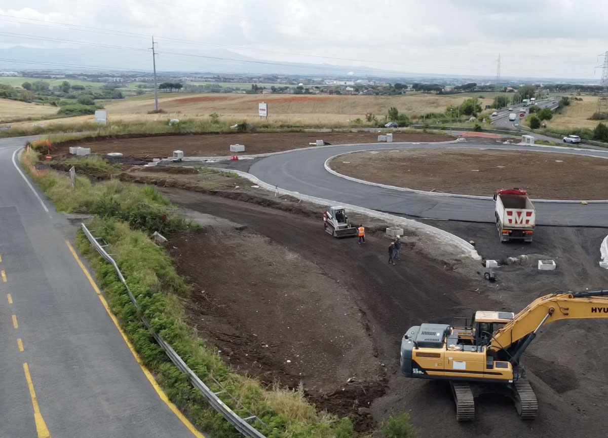 Ryder Cup il cantiere per la rotatoria Centrale del Latte-Nomentana Ryder Cup il cantiere per la rotatoria Centrale del Latte-Nomentana