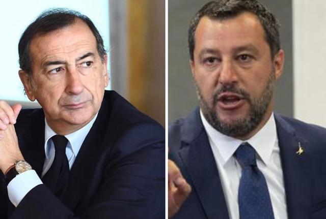 Beppe Sala e Matteo Salvini Beppe Sala e Matteo Salvini