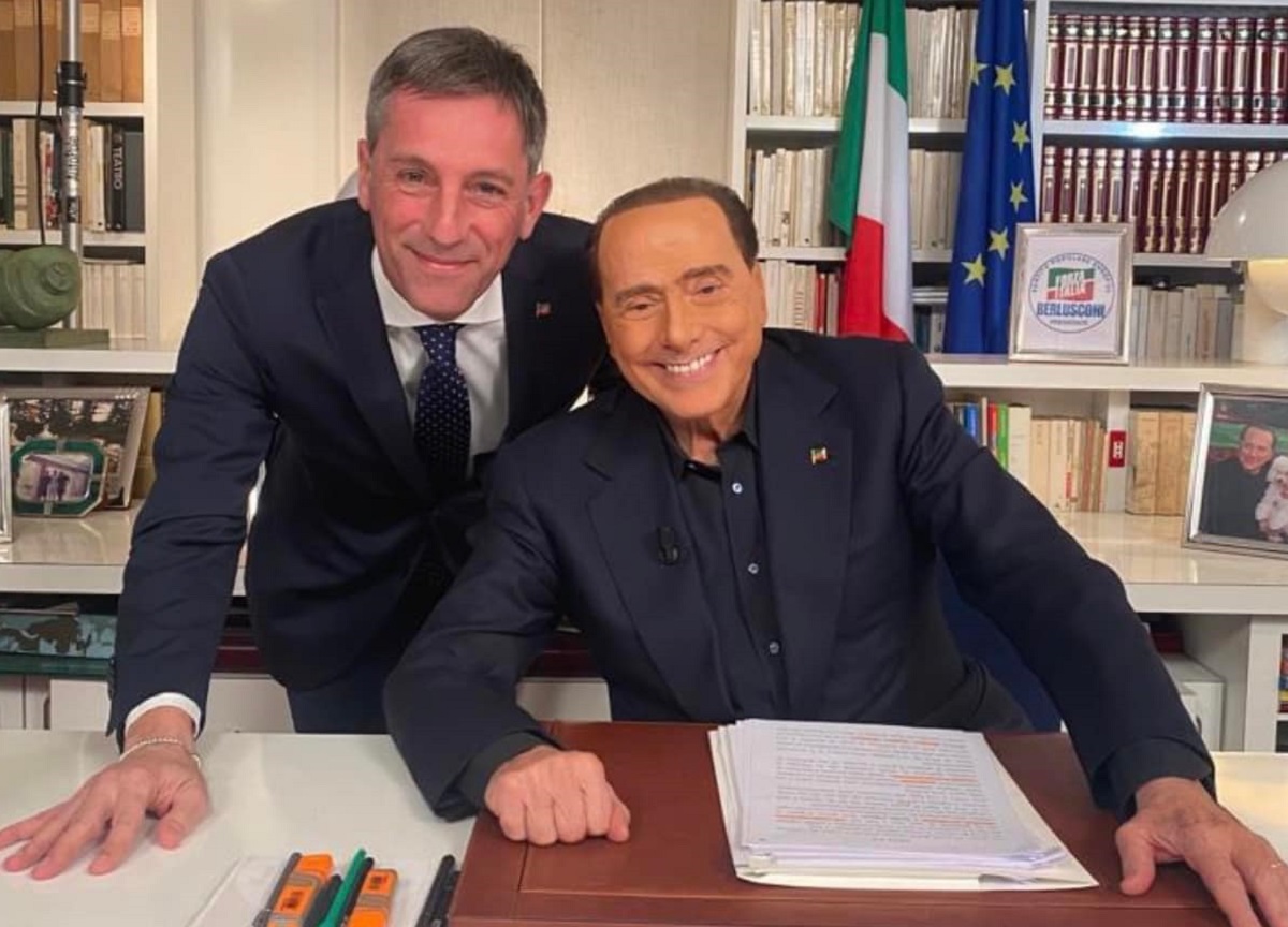 Fabrizio Sala e Silvio Berlusconi Fabrizio Sala e Silvio Berlusconi