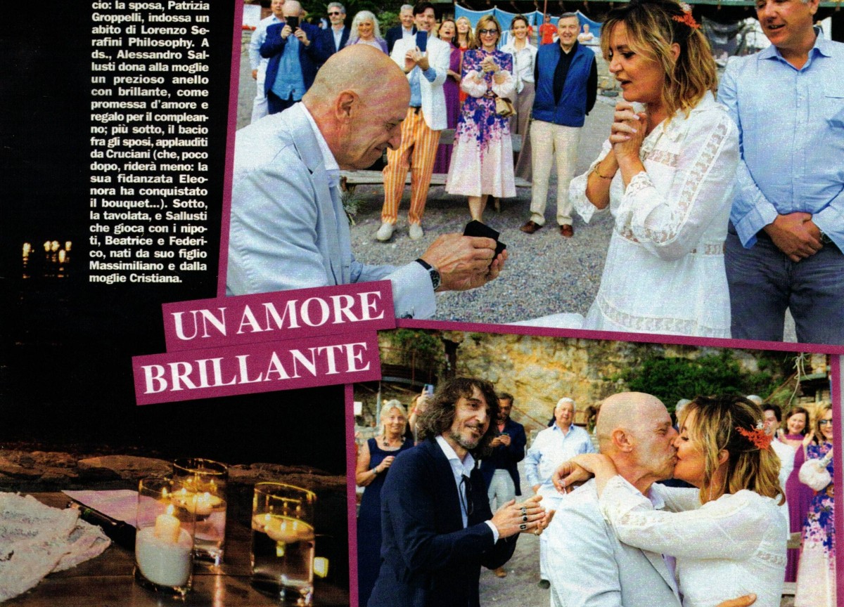 Matrimonio Sallusti Groppelli. Fonte settimanale Chi Matrimonio Sallusti Groppelli. Fonte settimanale Chi