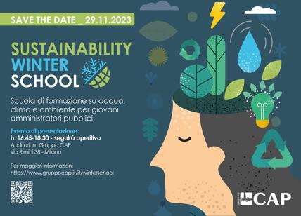 Sustainability Winter School: scuola di formazione su acqua, clima, ambiente