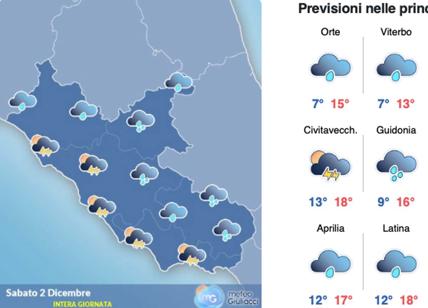 Il meteo di Roma del 2 dicembre: qualche pioggerellina in attesa del supergelo