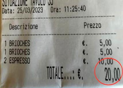 Como, paga 20 euro caffè e brioche. La turista: "Ma siamo a Capri?"
