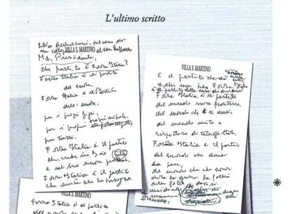 Berlusconi, Marina racconta le ultime ore del padre: "Scrisse a mano 4 pagine"