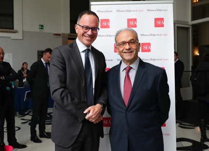 ARMANDO BRUNINI (CEO - Aeroporti di Milano) e CARLO BORGOMEO (Presidente - Assaeroporti)