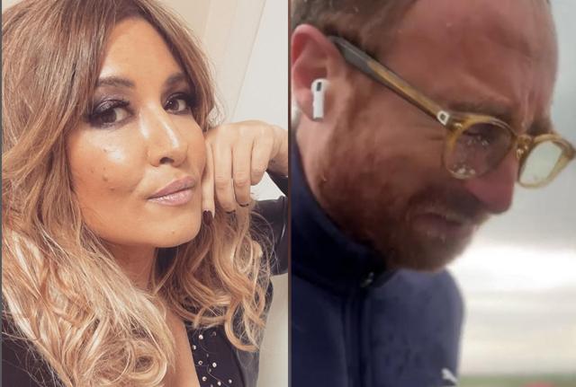 Selvaggia Lucarelli e coltivatore di tulipani Selvaggia Lucarelli e coltivatore di tulipani