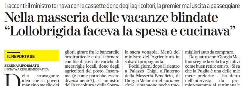 La Piazza su la Stampa La Piazza su la Stampa