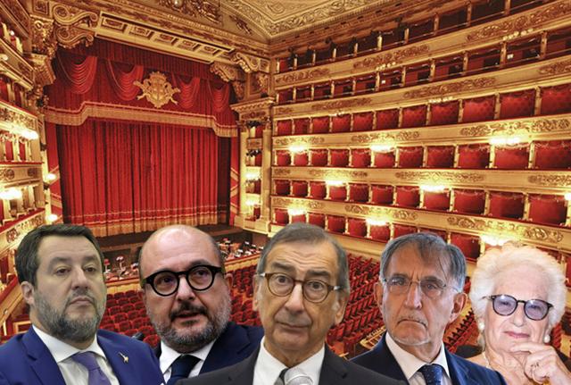 Matteo Salvini, Gennaro Sangiuliano, Giuseppe Sala, Ignazio La Russa e Liliana Segre Matteo Salvini, Gennaro Sangiuliano, Giuseppe Sala, Ignazio La Russa e Liliana Segre