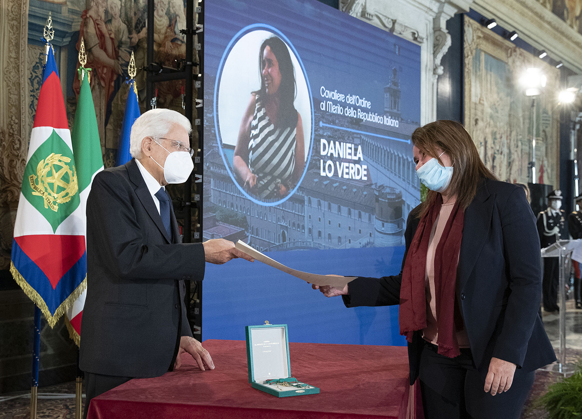 Sergio Mattarella e Daniela Lo Verde