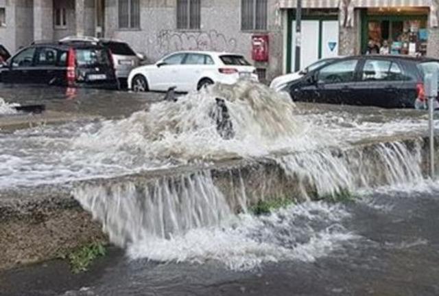 Maltempo a Milano