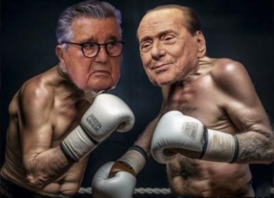 Silvio Berlusconi e Carlo De Benedetti