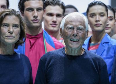 Silvana e Giorgio Armani
