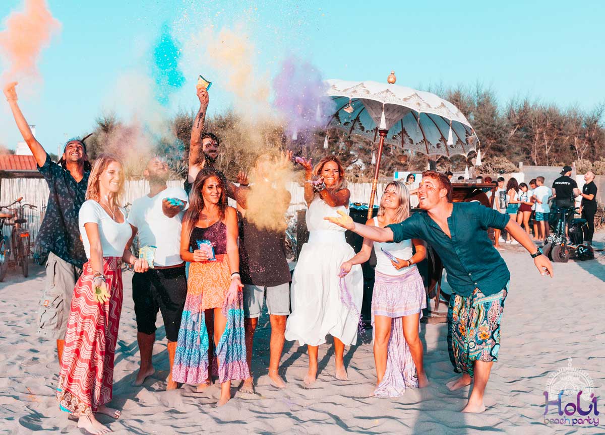 Singita Holi beach party Singita Holi beach party