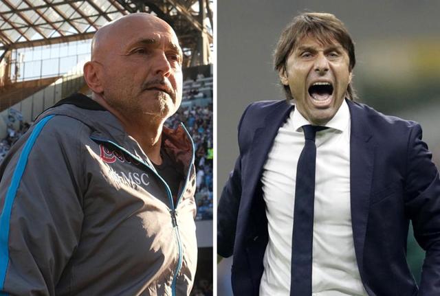 Luciano Spalletti e Antonio Conte Luciano Spalletti e Antonio Conte
