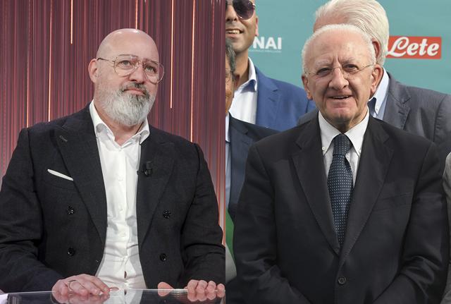 Stefano Bonaccini e Vincenzo De Luca Stefano Bonaccini e Vincenzo De Luca