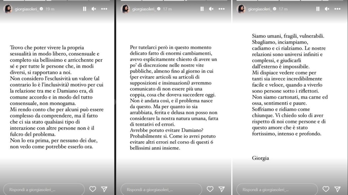 Stories Giorgia Soleri