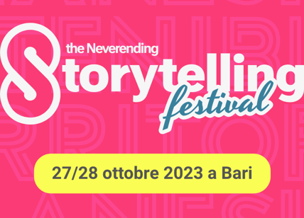 The Neverending Storytelling Festival a Bari con Lagioia e Carriero