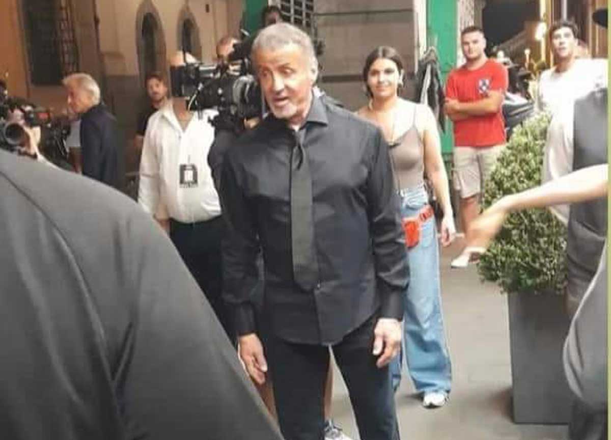 Sylvester Stallone a Roma Sylvester Stallone a Roma