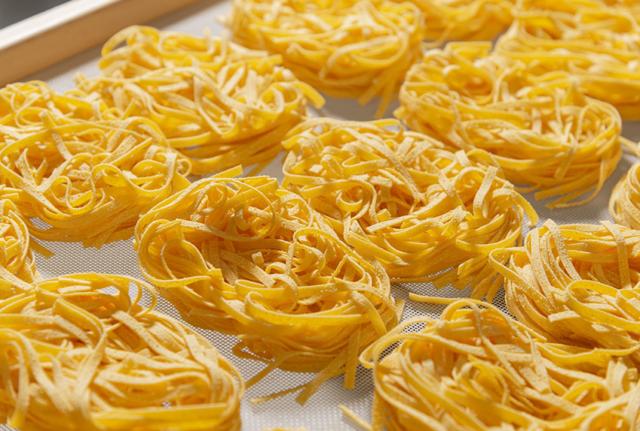 Le famose tagliatelle de La Pasta di Camerino