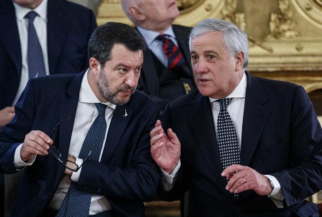 Matteo Salvini Antonio Tajani Matteo Salvini Antonio Tajani