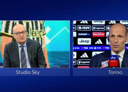 Allegri-Teotino botta e risposta dopo Juventus-Genoa su Sky Sport