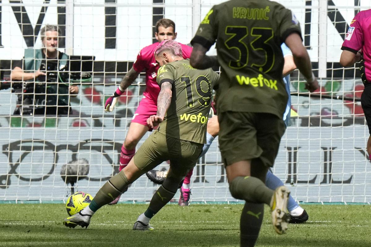 Theo Hernandez Milan Lazio gol