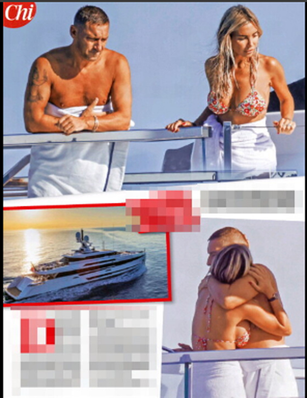 Totti e Noemi, amore a gonfie vele (da Chi) Totti e Noemi, amore a gonfie vele (da Chi)