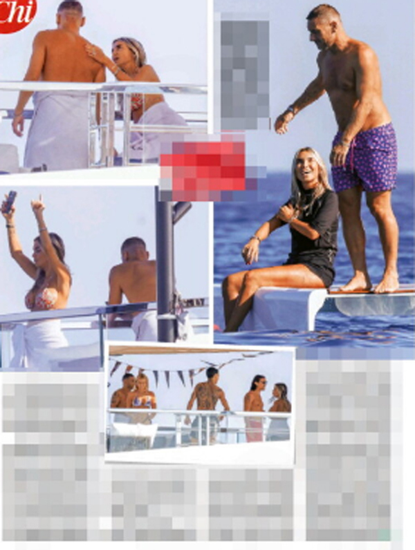 Totti e Noemi, amore a gonfie vele (da Chi) Totti e Noemi, amore a gonfie vele (da Chi)