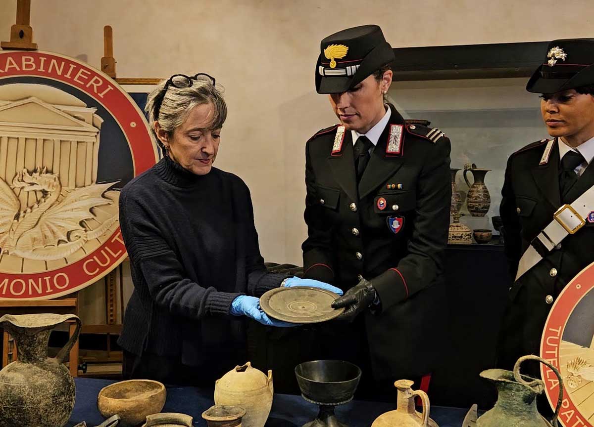 I reperti sequestrati I reperti sequestrati