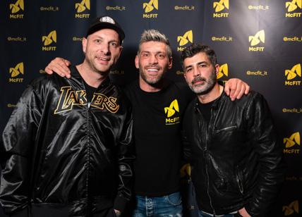 Clemente Russo, Clementino e.. quante stelle per il restyling del McFIT Napoli