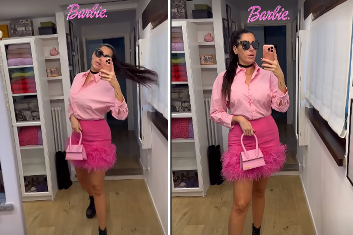 Valentina Vignali in versione Barbie (Instagram valentinavignali) Valentina Vignali in versione Barbie (Instagram valentinavignali)
