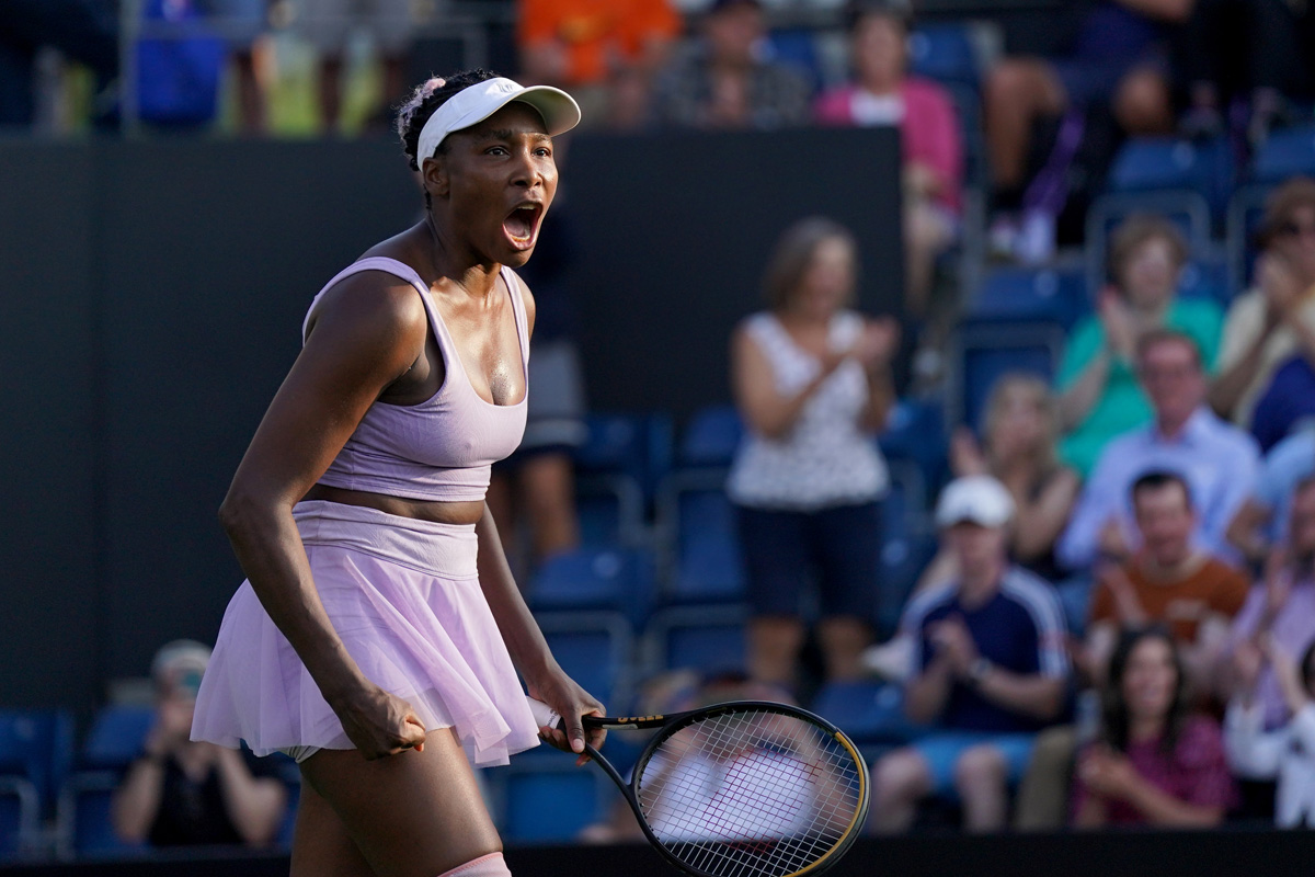 Venus Williams protagonisa al Wta di Birmingham (foto Ipa) Venus Williams protagonisa al Wta di Birmingham (foto Ipa)
