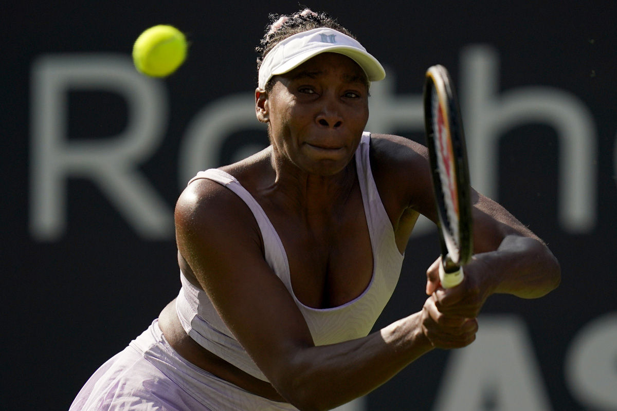 Venus Williams protagonisa al Wta di Birmingham (foto Ipa) Venus Williams protagonisa al Wta di Birmingham (foto Ipa)