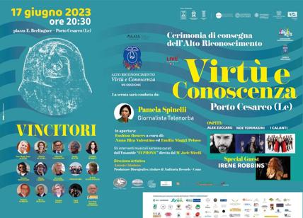 Porto Cesareo (Le) Premio 'Virtù e Conoscenza' per eccellenze del Mediterraneo