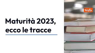 Maturità 2023, ecco le tracce della prima prova. L'infografica